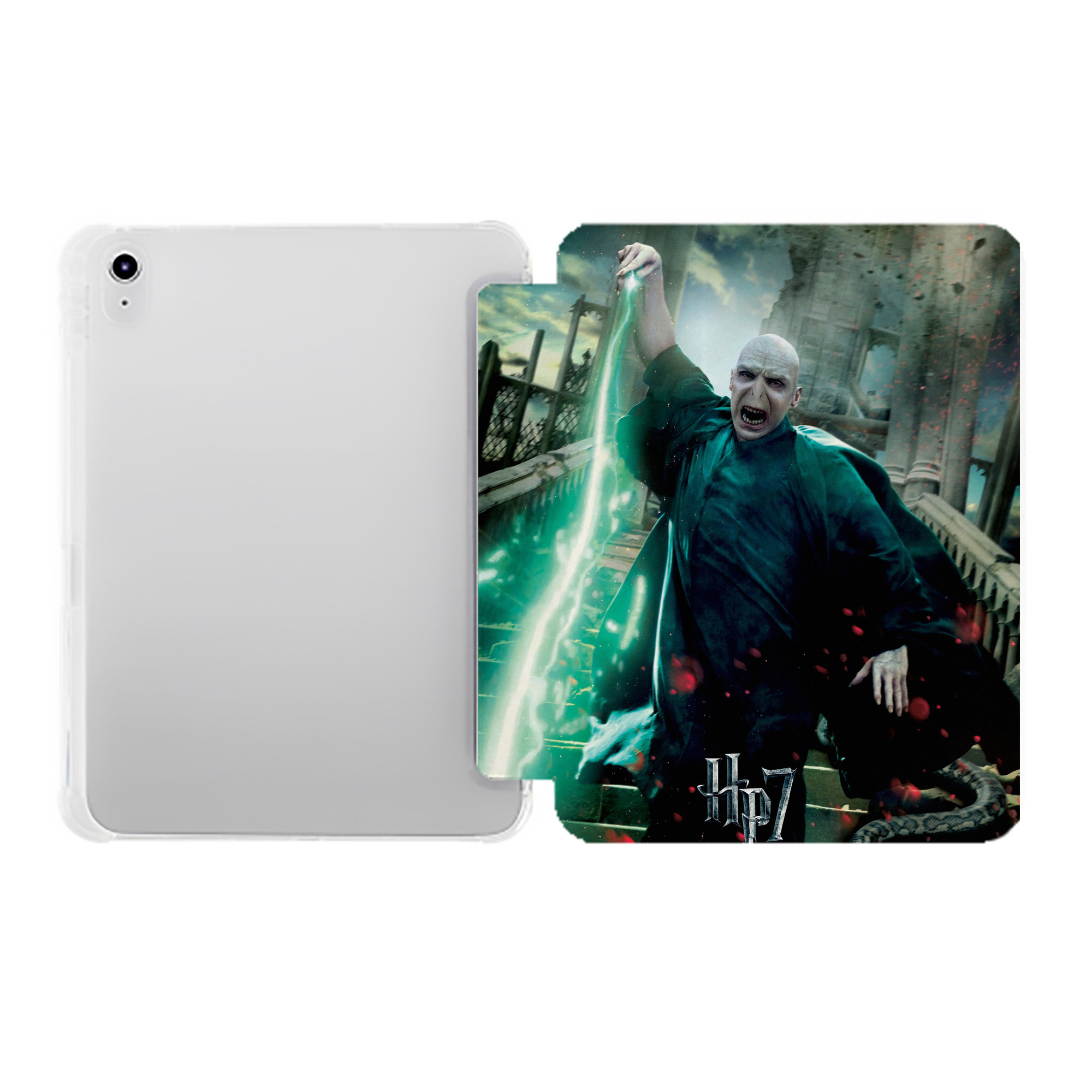 （画像用） Harry Potter ハリー・ポッターシリーズ IPad ケース ペン収納付き 三つ折りスタンド PUレザー×シリコン 対応機種9.5/10.5/10.9インチ